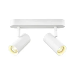 SLV LED-downlight Noblo, lengde 24 cm, metall, 2 lyskilder, 24 W, 120 lm, 5000 Best