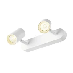 SLV LED-downlight Noblo, lengde 24 cm, metall, 2 lyskilder, 24 W, 120 lm, 5000 Best