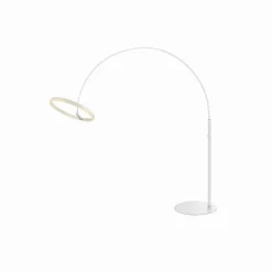 SLV LED-gulvlampe One Bow FL, hvit, stål, høyde 232 cm, CCT| Gulvlamper