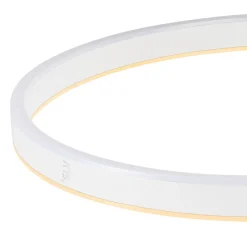 SLV LED-gulvlampe One Bow FL, hvit, stål, høyde 232 cm, CCT| Gulvlamper
