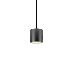 SLV LED-hengelampe Oculus, bronsefarget, Ø 9 cm, dimbar til varmt lys New
