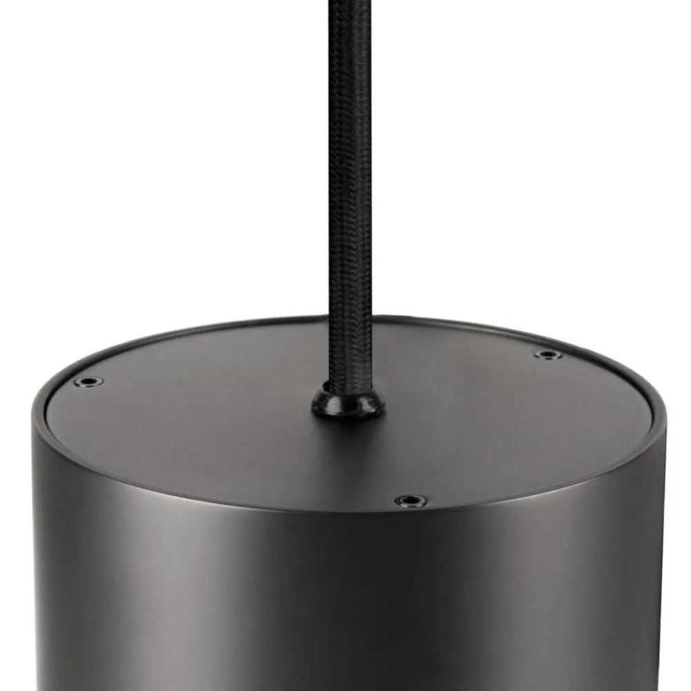 SLV LED-hengelampe Oculus, bronsefarget, Ø 9 cm, dimbar til varmt lys New