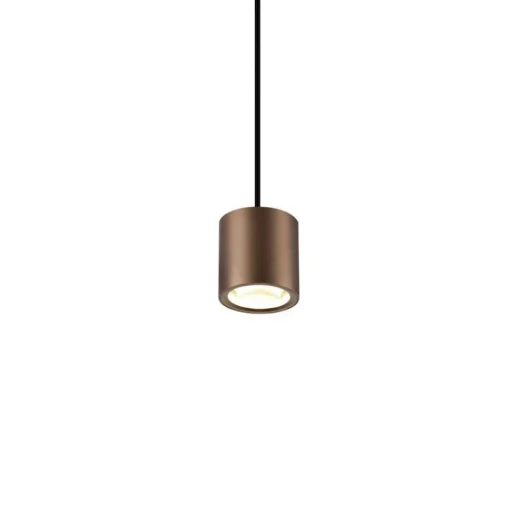 SLV LED-hengelampe Oculus, kobberfarget, Ø 9 cm, dimbar til varmt Sale