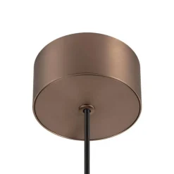 SLV LED-pendellampe Quimera, kobberfarget, Ø 8 cm, CCT Best