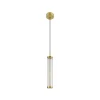 SLV LED-pendellampe Quimera, messingfarget, Ø 8 cm, CCT| Butikkbelysning