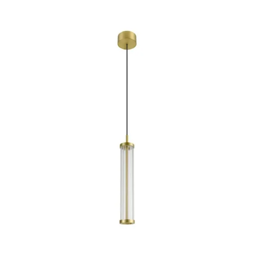 SLV LED-pendellampe Quimera, messingfarget, Ø 8 cm, CCT| Butikkbelysning