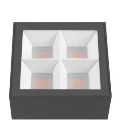 SLV LED-sokkellampe S-Cube 35, antrasitt, aluminium, høyde 35 cm Clearance