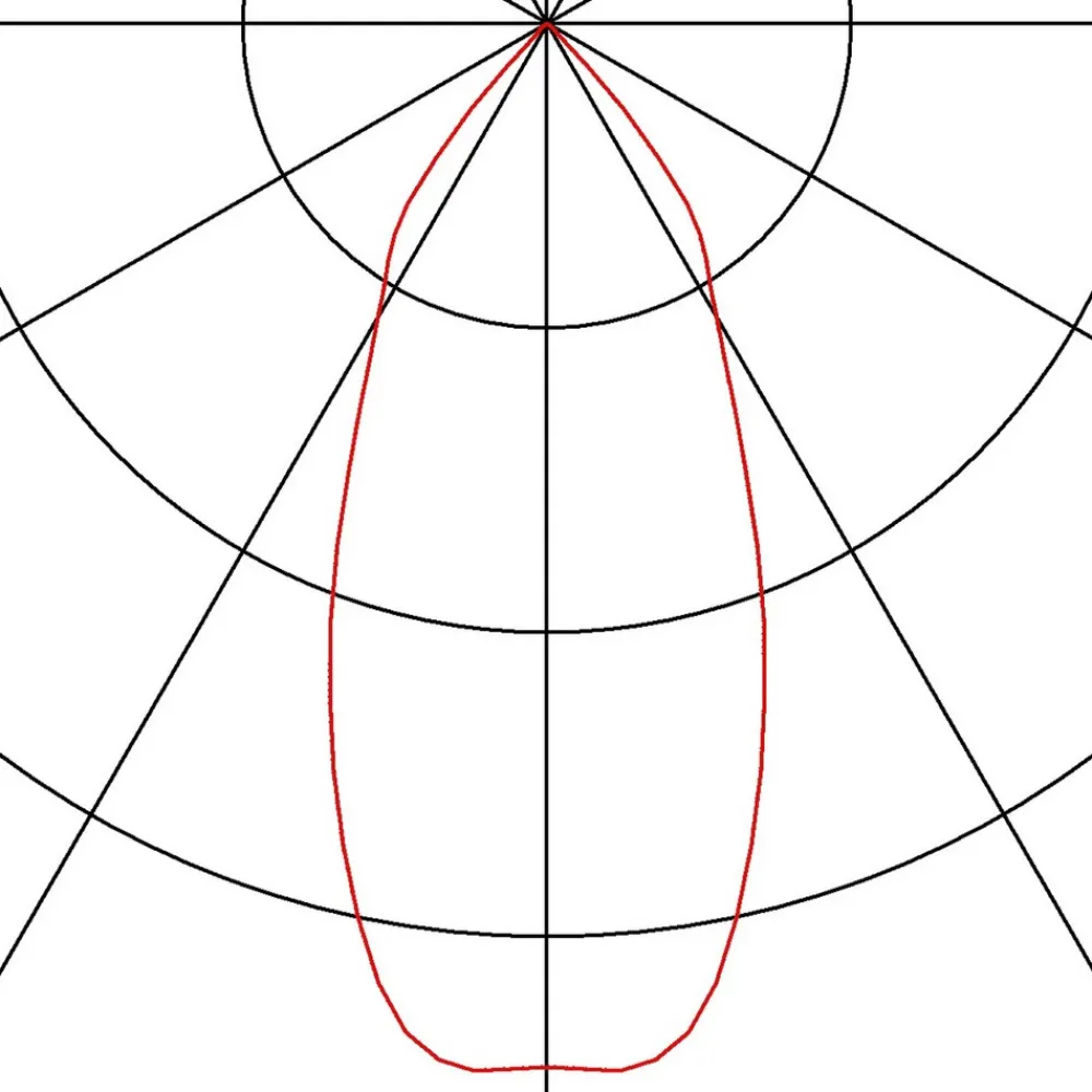 SLV Patta-I LED-downlight kantet, matt svart New