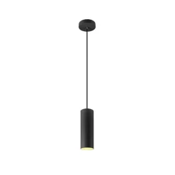 SLV Pendellampe Enola, svart matt, Ø 10 cm, metall| Butikkbelysning