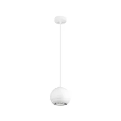 SLV Pendellampe Light Eye 150, hvit, Ø 15 cm, metall| Butikkbelysning