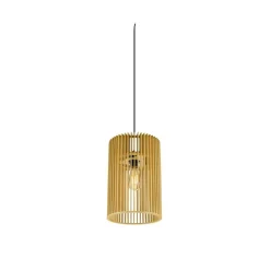 SLV Pendellampe Wud, lys tre, Ø 25 cm, tre Outlet
