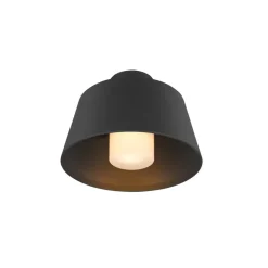 SLV Photoni taklampe, svart, aluminium, Ø 25 cm| Taklamper Utendørs
