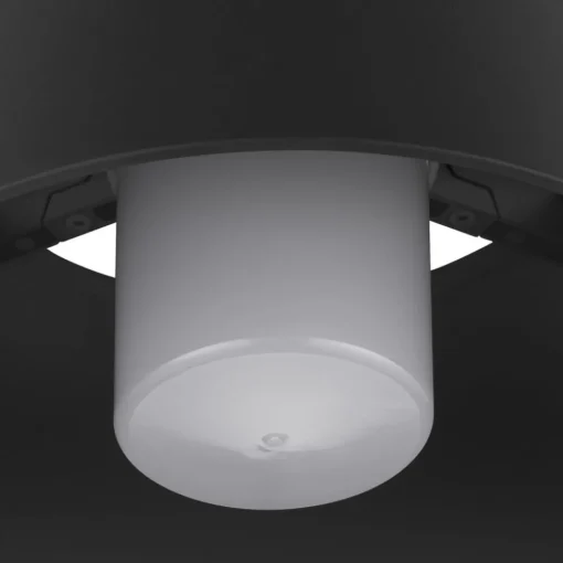 SLV Photoni taklampe, svart, aluminium, Ø 25 cm| Taklamper Utendørs