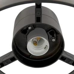 SLV Photoni taklampe, svart, aluminium, Ø 25 cm| Taklamper Utendørs