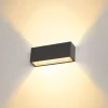 SLV Sitra LED utendørs LED-vegglampe opp/ned 30 antracit Online