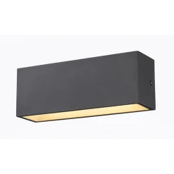 SLV Sitra LED utendørs LED-vegglampe opp/ned 30 antracit Online