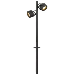 SLV veilampe Sitra, 2 lyskilder, antrasitt, aluminium, GX53, IP44