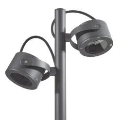 SLV veilampe Sitra, 2 lyskilder, antrasitt, aluminium, GX53, IP44