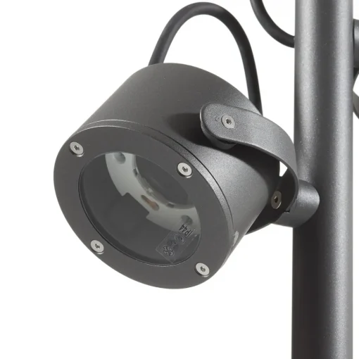 SLV veilampe Sitra, 2 lyskilder, antrasitt, aluminium, GX53, IP44