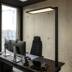 SLV Worklight LED-klemmelampe, svart