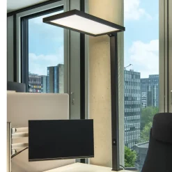 SLV Worklight LED-klemmelampe, svart