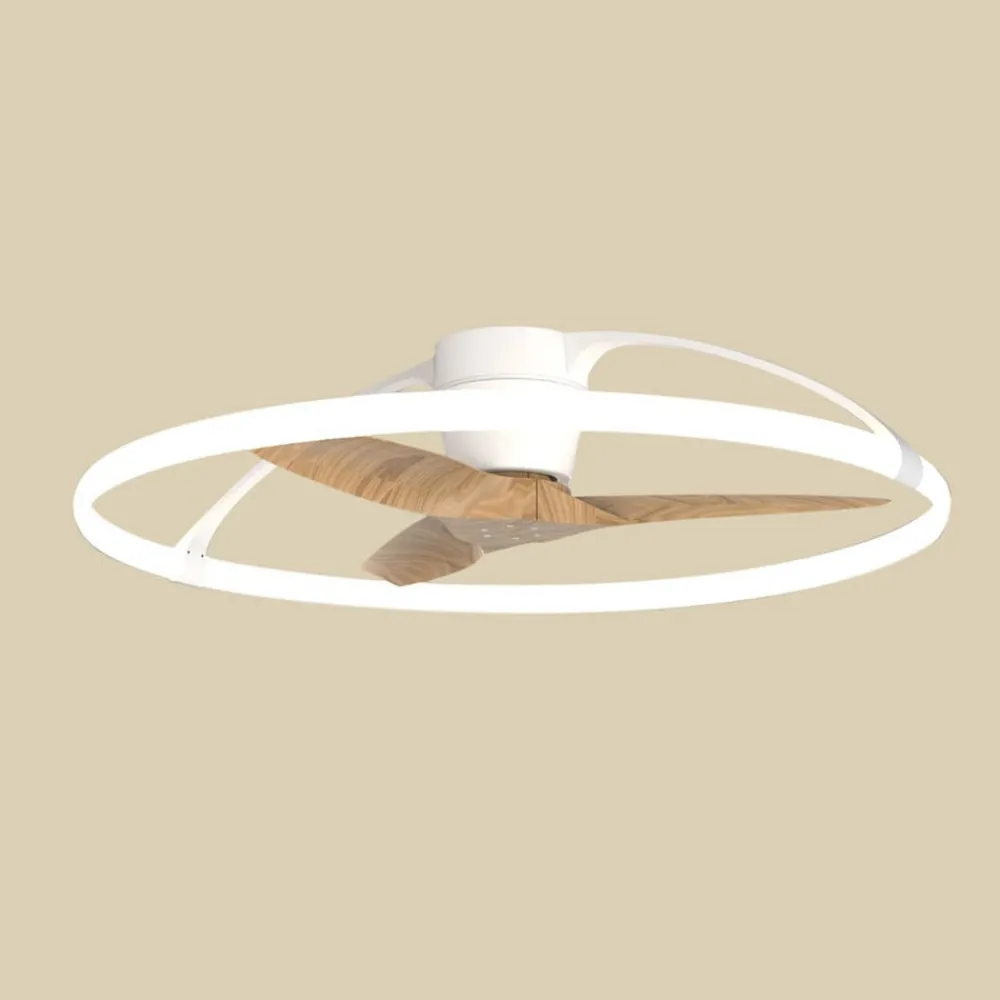 Mantra Iluminación Smart LED-takvifte Nepal, hvit/bok, DC, stille| Takvifter|Moderne Takvifter