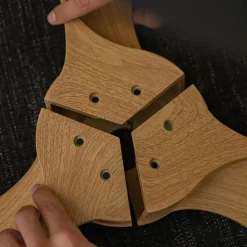 Mantra Iluminación Smart LED-takvifte Nepal, hvit/bok, DC, stille| Takvifter|Moderne Takvifter