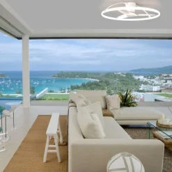 Mantra Iluminación Smart LED-takvifte Nepal, hvit, DC, stille New