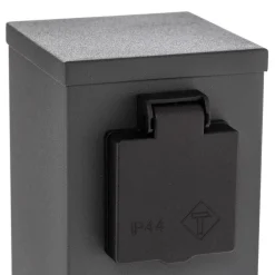 PRIOS Smart stikkontaktsøyle WLAN 40cm sandgrå Tuya Online