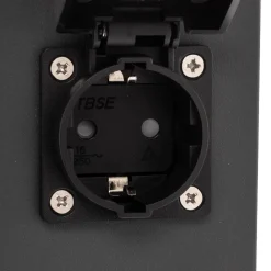 PRIOS Smart stikkontaktsøyle WLAN 40cm sandgrå Tuya Online