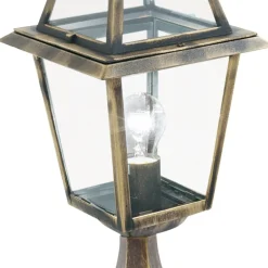 Searchlight Sokkellampe New Orleans, svart-gull| Sokkellamper