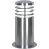 Elstead Sokkellampe Sandbanks, stål, 24 cm høy, E27, IP44| Sokkellamper