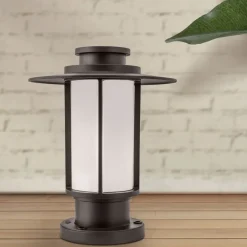 ORION Sokkellys Putri i mørkbrunt| Sokkellamper