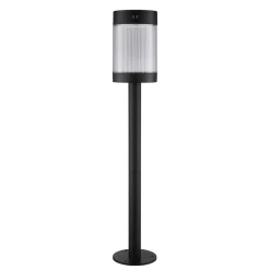 Nordlux Solar-veilampe Coupar, svart, aluminium, IP44