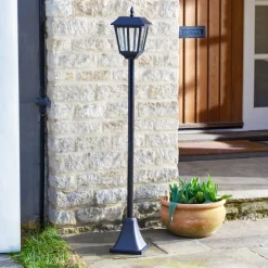 SMART GARDEN Solar-veilampe Metro, 130 cm, svart, IP44 New