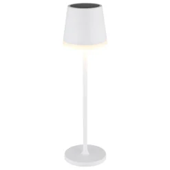 Globo Solcellebordlampe 36637, IP44, hvit Best