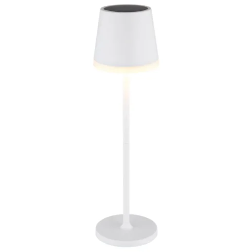 Globo Solcellebordlampe 36637, IP44, hvit Best