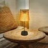Globo Solcellebordlampe 36634-2A, sett med 2 svart/rav Hot