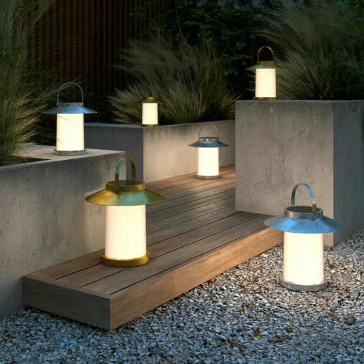 Nordlux Solcellelampe Temple To-Go, sink, høyde 30 cm| Dekorasjonsbelysning|Kommersiell Utebelysning