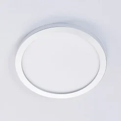Arcchio Solvie LED-taklampe, sølv, rund, Ø 30 cm| Design- Og Hotellbelysning|Led-Innendørs