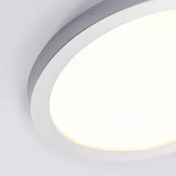 Arcchio Solvie LED-taklampe, sølv, rund, Ø 30 cm| Design- Og Hotellbelysning|Led-Innendørs