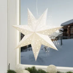 Markslöjd Spesiell stjerne Solvalla 45 cm sølv| Julebelysning