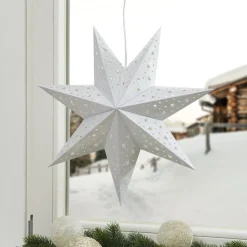 Markslöjd Spesiell stjerne Solvalla 45 cm sølv| Julebelysning
