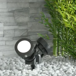 Fumagalli Spisslampe Tommy, rund svart 2 lys, 10 W CCT Best