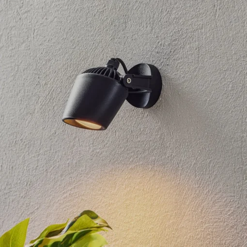 Fumagalli Spotlight Minitommy-EL 1 lyskilde CCT svart/frost| Utespotter