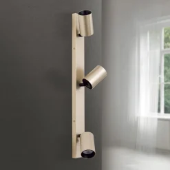 ORION Spotlight Sean, 3 lyskilder, gullfarget, metall, svingbar| Spotter I Tak