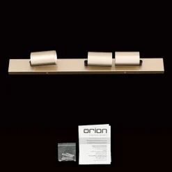 ORION Spotlight Sean, 3 lyskilder, gullfarget, metall, svingbar| Spotter I Tak