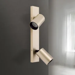 ORION Spotlight Sean, 2 lyskilder, gullfarget, metall, svingbar| Spotter I Tak