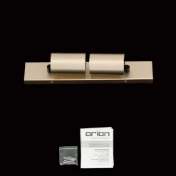 ORION Spotlight Sean, 2 lyskilder, gullfarget, metall, svingbar| Spotter I Tak