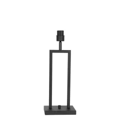 Steinhauer Stang 3703ZW bordlampe, svart/naturlig flettverk| Bordlamper